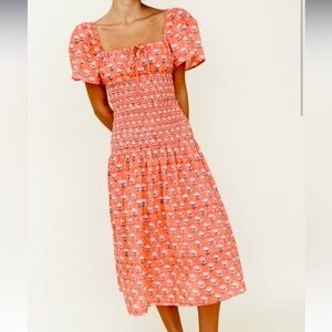 Ciao Lucia! Chiara Cotton Midi Dress (XS)